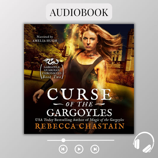 Curse of the Gargoyles Audiobook cover, Gargoyle Guardian Chronicles Book 2