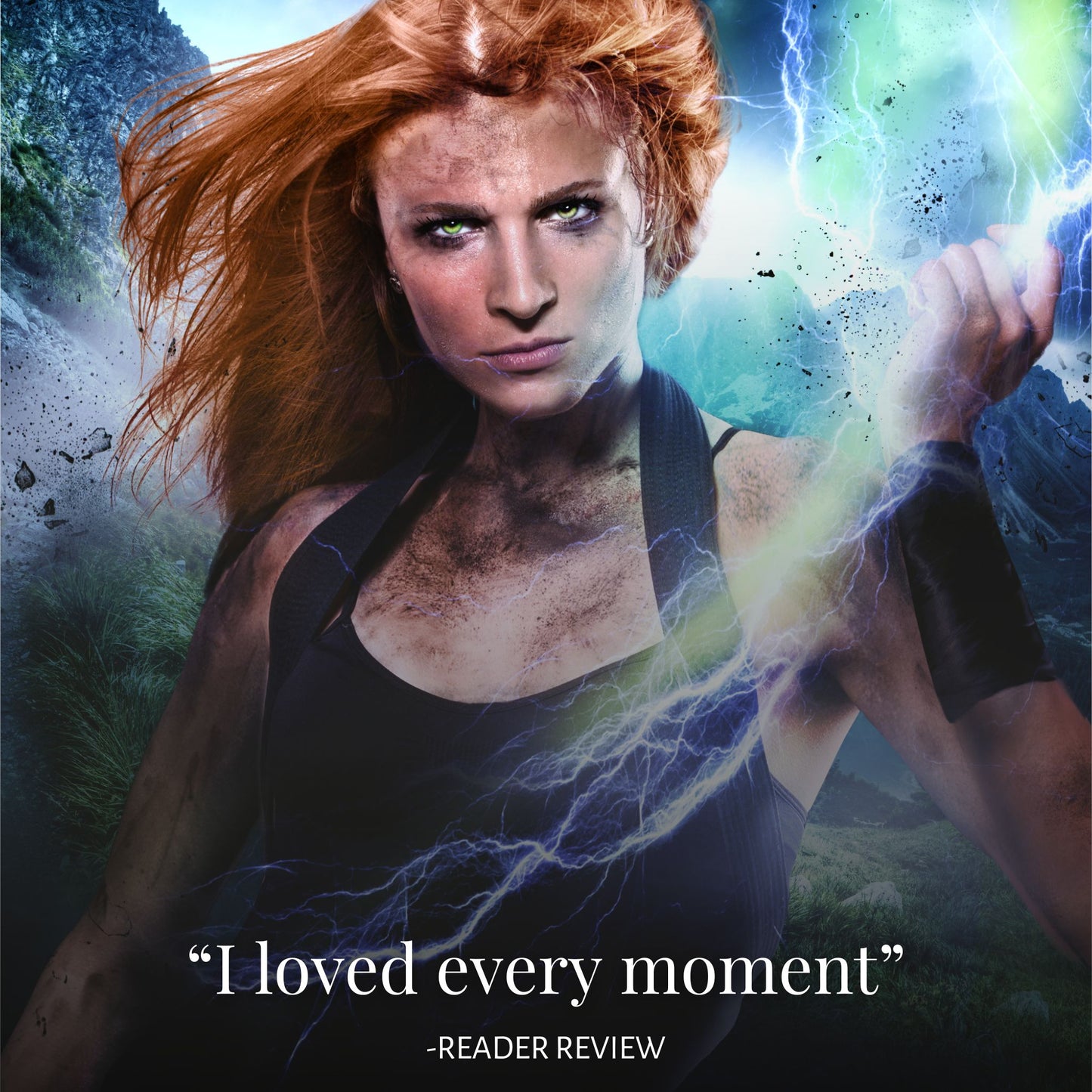 "I loved every moment" reader review on cover image