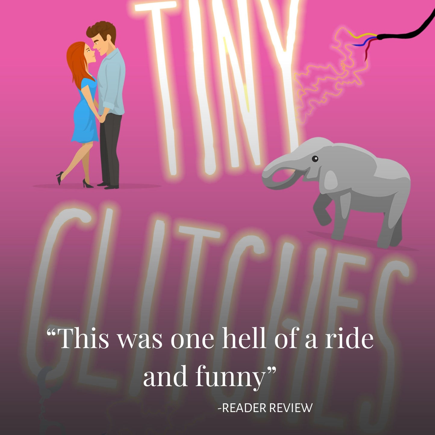 "This was one hell of a ride and funny" reader review on cover image